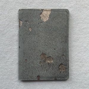 Handcrafted cowhide leather passport holder